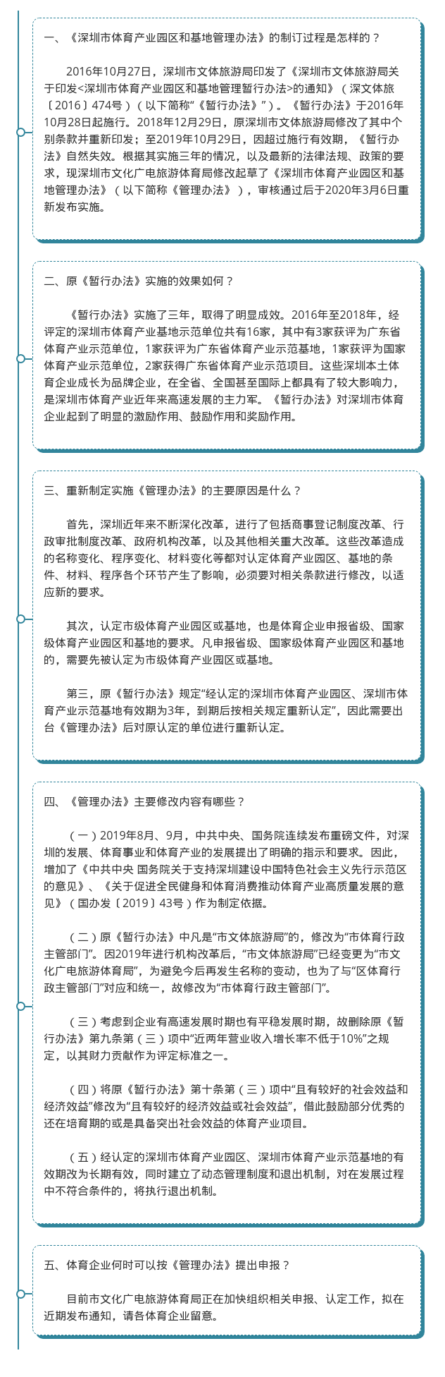 圖解《深圳市體育產(chǎn)業(yè)園區和基地管理辦法》政策解讀