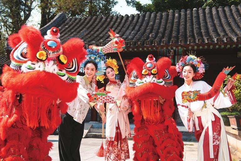 錦繡中華龍年賀歲，國潮非遺喜粵過(guò)大年