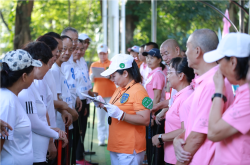 平地?fù)]桿顯身手！市十一運(yùn)群眾體育組門球項(xiàng)目開賽